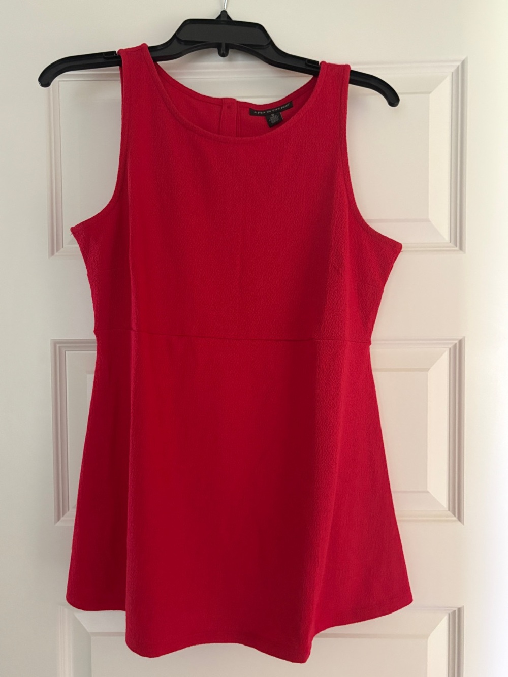 Red ‘A Pea In The Pod’ maternity tank top